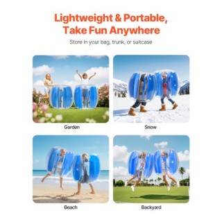 VEVOR Φουσκωτές Μπάλες Σώματος 0.9M 2-Πακέτο SCPJKLSJTZJ3D1LOE001V0