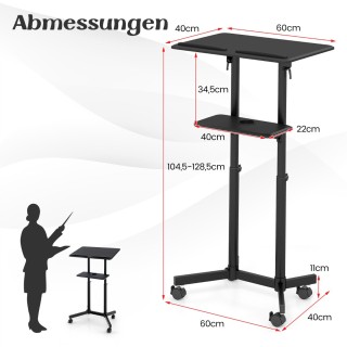 Costway Φορητό αναλόγιο με ρυθμιζόμενο ύψος και κλίση για λάπτοπ μα... Costway Φορητό αναλόγιο με ρυθμιζόμενο ύψος και κλίση για λάπτοπ μα...
