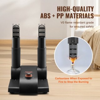 VEVOR Πτυσσόμενο Στεγνωτήριο Παπουτσιών με Διπλό Σωλήνα και Θερμαιν...