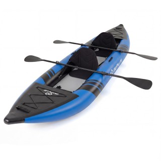 Costway Φουσκωτό καγιάκ σετ με αλουμινένια κουπιά και επενδεδυμένο ...