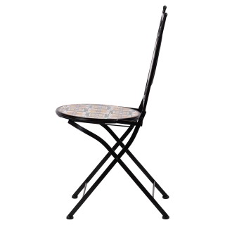 Galileo Εξωτερική πτυσσόμενη καρέκλα με μεταλλική δομή και μεσογεια... Galileo Εξωτερική πτυσσόμενη καρέκλα με μεταλλική δομή και μεσογεια...