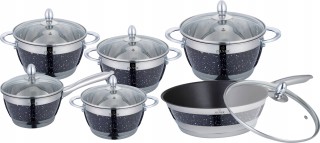 Πλήρες Σετ Κατσαρόλων 12 τεμαχίων Zilner Premium ZL-8105 Πλήρες Σετ Κατσαρόλων 12 τεμαχίων Zilner Premium ZL-8105