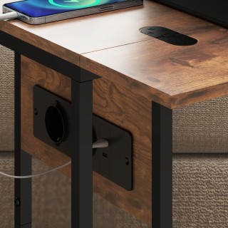 HOMCOM Επεκτάσιμος Τραπεζάκι Σαλονιού σε Σχήμα C με 2 Σταθμούς Φόρτ... HOMCOM Επεκτάσιμος Τραπεζάκι Σαλονιού σε Σχήμα C με 2 Σταθμούς Φόρτ...