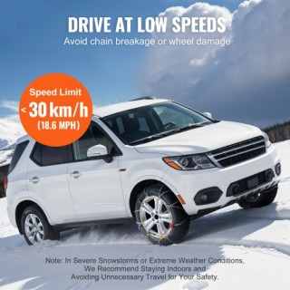 Αλυσίδες Χιονιού VEVOR Ατσάλι Μαγγανίου 2 Τεμ Ασημί XDLTOZ11CB12BV... Αλυσίδες Χιονιού VEVOR Ατσάλι Μαγγανίου 2 Τεμ Ασημί XDLTOZ11CB12BV...