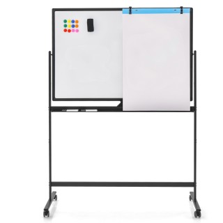 Costway Διπλής όψης φορητός πίνακας μαρκαδόρου ρυθμιζόμενου ύψους ... Costway Διπλής όψης φορητός πίνακας μαρκαδόρου ρυθμιζόμενου ύψους ...