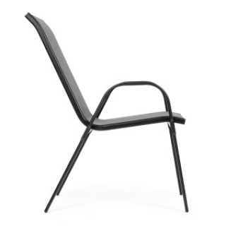 MultiGarden Σετ 2 γκρι καρέκλες κήπου για βεράντα ή μπαλκόνι MultiG...