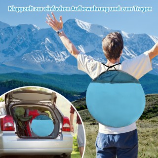 Costway  Αυτόματο Αναδυόμενο Σκηνή Παραλίας με Προστασία UV για 3-4...