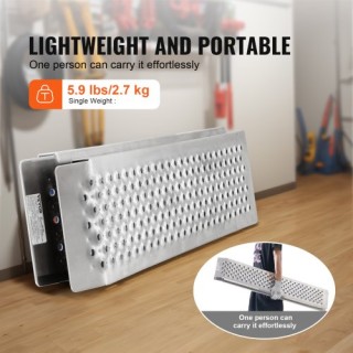 VEVOR Αλουμινένιες Ράμπες 120cm 880kg (Σετ 2)  LJSL472X85INA1TAOV0