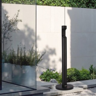 VEVOR Εξωτερικός Κυλινδρικός Κάδος Αποτσίγαρων Μαύρος SYYHTLSKYZTTA...