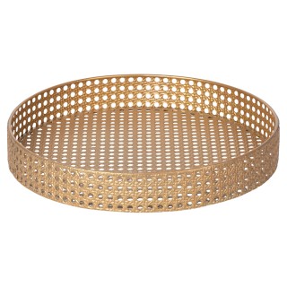 Galileo Πολυχρηστικό τραπέζι Tavolino από σίδερο με 2 ράφια σε σχέδ...