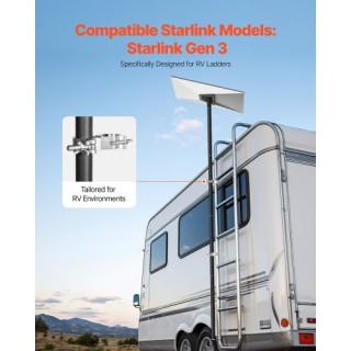 VEVOR Περιστρεφόμενη Βάση Σκάλας Starlink για RV Gen 3 FCPTAZKSDXLT...