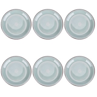 Villa DEste Σετ 6 επίπεδα πιάτα 27 εκ. από χειροποίητο ζωγραφισμέν... Villa DEste Σετ 6 επίπεδα πιάτα 27 εκ. από χειροποίητο ζωγραφισμέν...