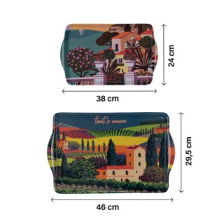 Villa dEste Home Σετ 2 Δίσκων από Μελαμίνη Thats Amore 2188676