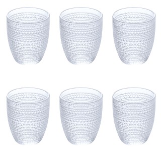 Galileo Σετ 6 ποτήρια νερού 325 ml από διαμορφωμένο γυαλί Roma 5921384 Galileo Σετ 6 ποτήρια νερού 325 ml από διαμορφωμένο γυαλί Roma 5921384