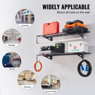 Ράφια Αποθήκευσης Γκαράζ VEVOR, Σετ 2, 4 x 1 πόδια, Βαρέως Τύπου, 4... Ράφια Αποθήκευσης Γκαράζ VEVOR, Σετ 2, 4 x 1 πόδια, Βαρέως Τύπου, 4...