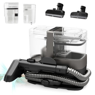 Costway Πολυμηχάνημα Καθαρισμού Ταπήτων 1800W με Ατμό & Αποστείρωση... Costway Πολυμηχάνημα Καθαρισμού Ταπήτων 1800W με Ατμό & Αποστείρωση...