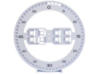 Ψηφιακό LED Ρολόι-Ξυπνητήρι με Θερμόμετρο και Ρυθμιζόμενο Φωτισμό 2...