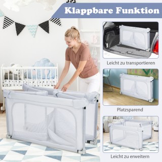 Costway Παιδικό Πάρκο Μεγάλος Παιδότοπος Ανοιχτό Γκρι 124 x 124 x ... Costway Παιδικό Πάρκο Μεγάλος Παιδότοπος Ανοιχτό Γκρι 124 x 124 x ...