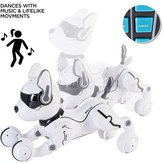 BAKAJI Ρομπότ Σκύλος Τηλεκατευθυνόμενο Διαδραστικό Κουτάβι Παιχνίδ... BAKAJI Ρομπότ Σκύλος Τηλεκατευθυνόμενο Διαδραστικό Κουτάβι Παιχνίδ...