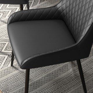 Σετ 4 Καρέκλες Τραπεζαρίας HOMCOM Επενδεδυμένες Εργονομικές και Καπ... Σετ 4 Καρέκλες Τραπεζαρίας HOMCOM Επενδεδυμένες Εργονομικές και Καπ...