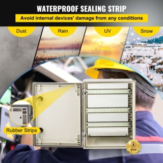 Κουτί Ηλεκτρικών Συνδέσεων VEVOR NEMA 4X, 40x30x20 εκ., Αδιάβροχο I...