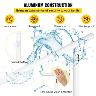 Κιτ Κάγκελου Σκάλας VEVOR, 5 FT Χειρολισθήρας για 0-5 Σκαλοπάτια, Ρ... Κιτ Κάγκελου Σκάλας VEVOR, 5 FT Χειρολισθήρας για 0-5 Σκαλοπάτια, Ρ...