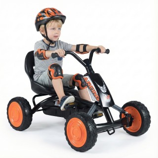 Costway Παιδικό Gokart με ρυθμιζόμενο κάθισμα και πεντάλ εμπρός-πίσ...