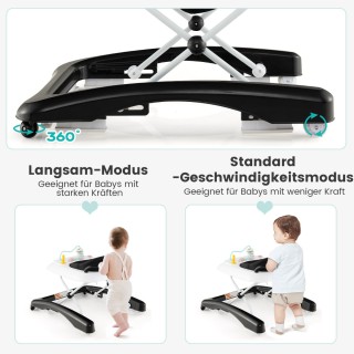 Costway Πτυσσόμενο Παιδικό Περπατούρα 3-σε-1 με Ρυθμιζόμενο Ύψος κ... Costway Πτυσσόμενο Παιδικό Περπατούρα 3-σε-1 με Ρυθμιζόμενο Ύψος κ...