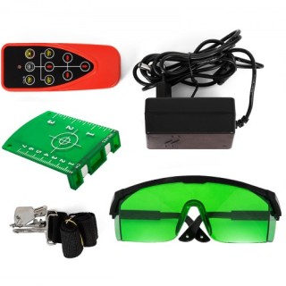 Πράσινο Περιστροφικό Laser Επιπέδου VEVOR με Δέκτη και Τηλεχειριστή... Πράσινο Περιστροφικό Laser Επιπέδου VEVOR με Δέκτη και Τηλεχειριστή...