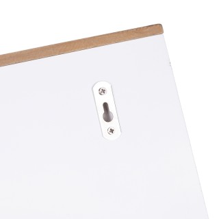 Galileo Ξύλινο επιτοίχιο ράφι από πεύκο 60x16x16 cm με 4 γάντζους α...