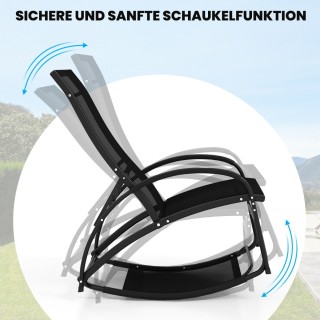 Costway Πολυλειτουργική Καρέκλα 2-σε-1: Κουνιστή & Ξαπλώστρα με Ρυ... Costway Πολυλειτουργική Καρέκλα 2-σε-1: Κουνιστή & Ξαπλώστρα με Ρυ...