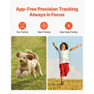 VEVOR Σταθεροποιητής Κάμερας 3 Αξόνων για Κινητά με Αυτόματη Παρακο...