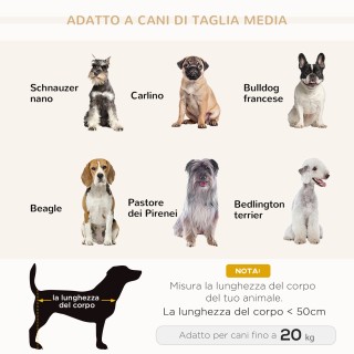 PawHut Βελούδινος καναπές για σκύλους μεσαίου και μικρού μεγέθους μ...