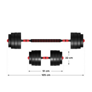 Athler Σετ Αλτήρων Lion 25kg 5903796017809
