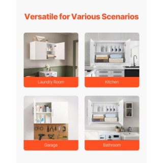 VEVOR Ντουλάπι Κουζίνας 2 Επιπέδων με 2 Πόρτες Λευκό XYFJLM36INCHXF... VEVOR Ντουλάπι Κουζίνας 2 Επιπέδων με 2 Πόρτες Λευκό XYFJLM36INCHXF...