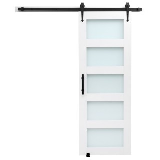 VEVOR Υπόσυρτη Πόρτα Στάβλου, 762 x 2134mm, MDF Πάνελ Υψηλής Αντοχή...