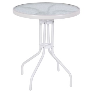 Galileo Στρογγυλό τραπέζι εξωτερικού χώρου 60 εκ από ανθρακούχο χάλ...