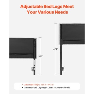 VEVOR Κεφαλάρι για Κρεβάτι Πλήρους Μεγέθους με Ρυθμιζόμενο Ύψος Σφο... VEVOR Κεφαλάρι για Κρεβάτι Πλήρους Μεγέθους με Ρυθμιζόμενο Ύψος Σφο...