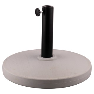 Galileo Βάση για ομπρέλα από σίδερο και τσιμέντο 16 κιλά λευκό Est ...