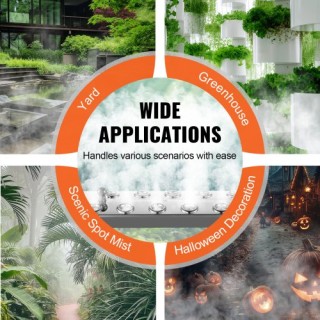 VEVOR Υπερηχητικός Υγραντήρας 10 Κεφαλών 7000mL/H IP67 Αδιάβροχος ... VEVOR Υπερηχητικός Υγραντήρας 10 Κεφαλών 7000mL/H IP67 Αδιάβροχος ...