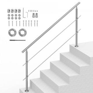 VEVOR Κουπαστές 70.9in για Εξωτερικά Σκαλοπάτια με 2 Σταυρούς για ... VEVOR Κουπαστές 70.9in για Εξωτερικά Σκαλοπάτια με 2 Σταυρούς για ...