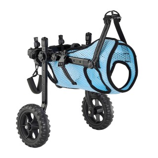 VEVOR Ρυθμιζόμενο Καροτσάκι Σκύλου για Πίσω Πόδια, Ελαφρύ Αμαξίδιο ...