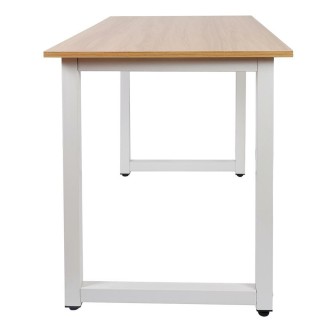 BAKAJI  Γραφείο Τραπέζι Υπολογιστή από Ξύλο και Μέταλλο για Σπίτι ή...