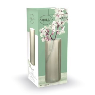 Galileo Κυλινδρικό χρωματιστό γυάλινο βάζο h 29 cm Sibilla 5918246-...