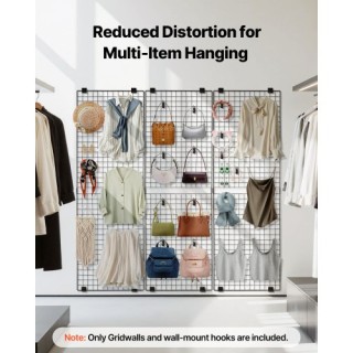 VEVOR 3 Σετ Τοίχου Grid, Μαύρο Ατσάλι BGWGQ7080INC1MICW001V0 VEVOR 3 Σετ Τοίχου Grid, Μαύρο Ατσάλι BGWGQ7080INC1MICW001V0