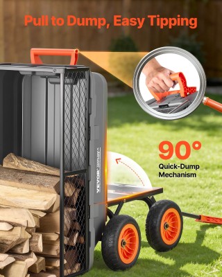 VEVOR Πολυχρηστικό Καρότσι Κήπου με Μηχανισμό Γρήγορης Κλίσης SLZXT... VEVOR Πολυχρηστικό Καρότσι Κήπου με Μηχανισμό Γρήγορης Κλίσης SLZXT...