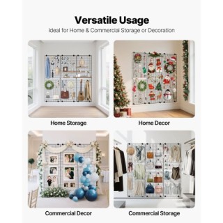 VEVOR 3 Σετ Τοίχου Grid, Μαύρο Ατσάλι BGWGQ7080INC1MICW001V0 VEVOR 3 Σετ Τοίχου Grid, Μαύρο Ατσάλι BGWGQ7080INC1MICW001V0