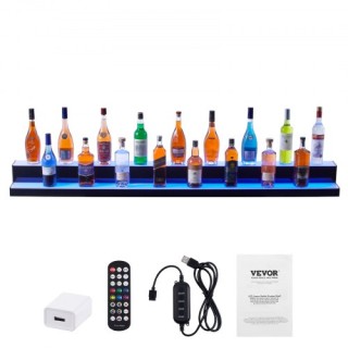 Ράφι Μπαρ VEVOR με LED Φωτισμό & Έλεγχο μέσω Εφαρμογής 72 2 Επιπέδω... Ράφι Μπαρ VEVOR με LED Φωτισμό & Έλεγχο μέσω Εφαρμογής 72 2 Επιπέδω...