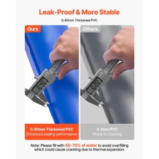 VEVOR Σάκοι Νερού 26 Gauge Διπλού Θαλάμου για Χειμερινό Κάλυμμα Πισ...