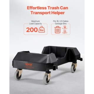 VEVOR Βάση Κάδου με Ρόδες για 16/23 Γαλόνια 200lbs Βαρέως Τύπου LJT...